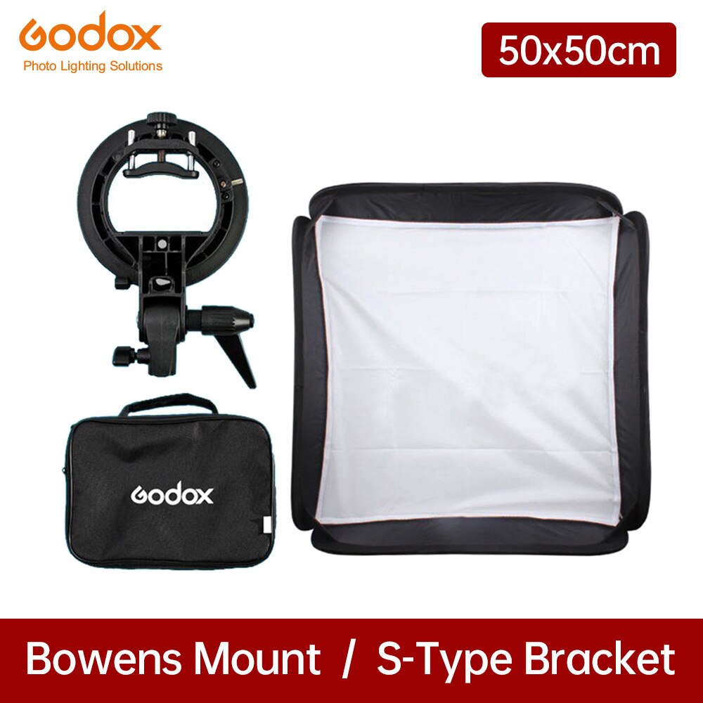 Godox Ajustable ÷ Ʈ ڽ 50*50cm 50x50 + S Ÿ..